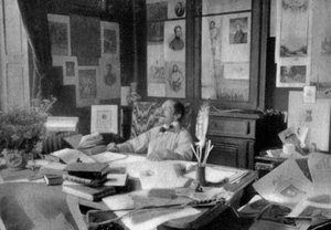 Edmond Rostand, poeta e dramaturgo francês, 1908 de Unbekannt