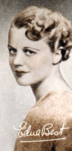 Edna Best 1900-1974, atriz britânica de teatro e tela, 1935 de Unbekannt