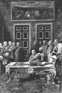 Eduardo VII Realizando seu Primeiro Ato de Estado ... 24 de janeiro de 1901. de Unbekannt