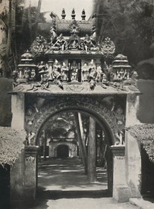 Entrada para um templo hindu, Ceilão, 1926 de Unbekannt