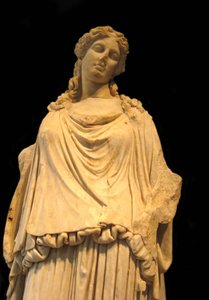 Eirene, a Deusa da paz, cópia romana de um original grego, 1º H. 1º cen. DE ANÚNCIOS de Unbekannt