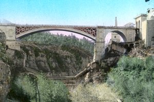 Ponte El-Kantara, Constantine, nordeste da Argélia de Unbekannt