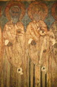 Igreja El-Moallaqah fresco Le Caire Egipto de Unbekannt