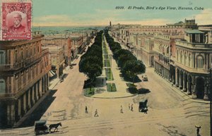 El Prado, Vista Aérea, Havana, Cuba, 1911 de Unbekannt