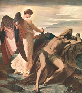 Elias no Deserto, 1877-1878, c1902. de Unbekannt
