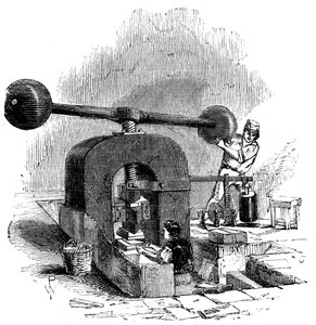 Prensa de gravação, 1886 de Unbekannt