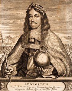 Imperador Leopoldo I 1640-1705 De: Cena da Guerra, 1675. de Unbekannt