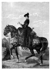 Empress Eugenie de Montijo 1826-1920 de Unbekannt