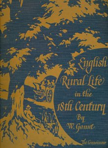 Inglês Vida rural no século XVIII, capa, 1925 de Unbekannt