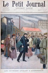 Pessoas inglesas que visitam a Exposição Universal de 1900, Paris, 1900 de Unbekannt