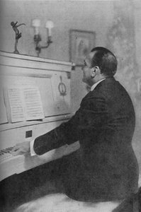 Enrico Caruso - Tenor famoso da Itália no piano, c1925 de Unbekannt