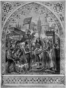 Entrada de Luís XI da França em Troyes, 1462 1882-1884 de Unbekannt