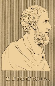 Epicuro, 341-270 aC, 1830. de Unbekannt