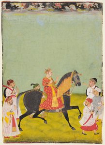 Cavaleiro Raj Singh II, filho de Pratap Singh r. 1752-55, c. 1760 de Unbekannt