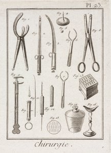 Equipamentos, Instrumentos cirúrgicos modernos de Unbekannt