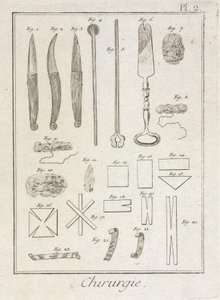 Equipamentos, Instrumentos cirúrgicos modernos de Unbekannt