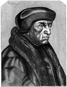 Erasmus 1469-1536, humanista e teólogo holandês, século XVI 1849 de Unbekannt