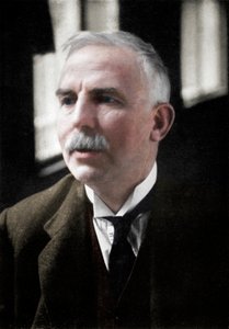 Ernest Rutherford 1871-1937, físico atômico premiado com o Nobel, c1908. de Unbekannt