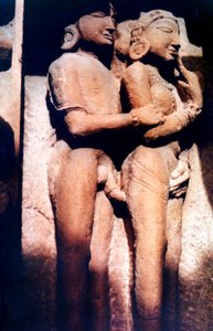 Escultura Erótica, Templo Hindu, Khajuraho, Índia, 950-1050