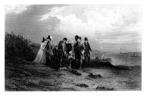Fuga do príncipe Charles, século XVIII, c1860 de Unbekannt