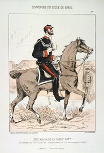 Estado-Maior da Guarda Nacional, Cerco a Paris, Guerra Franco-Prussiana, 1870-1871. de Unbekannt