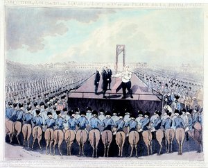 Execução de Luís XVI, 1793 de Unbekannt