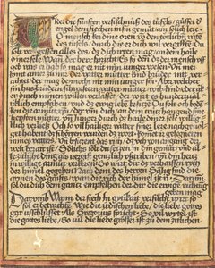 Exortação contra a avareza, c. 14701475. de Unbekannt