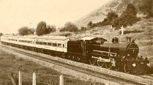 Trem expresso, Bombaim, Baroda e Central India Railway, 1930. de Unbekannt