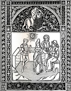 Fábula VIII: A mulher casada com um ladrão. Fábulas de Esopo, 1485, 1917 de Unbekannt