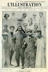 Aviadores famosos, capa da ilustração, 4 de setembro de 1909 de Unbekannt
