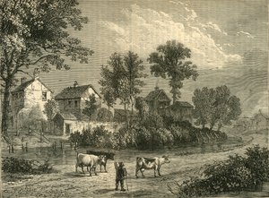 Fazenda no Regents Park, 1750, c1876. de Unbekannt