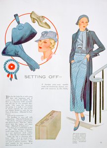 Ilustração de moda, 1935 de Unbekannt