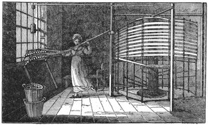 Trabalhadora da seda, Spitalfields, Londres, 1833 de Unbekannt