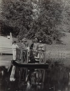 Ferry no Pyotr Durnovo Dacha em Petersburgo, década de 1880 de Unbekannt