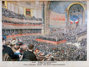 Festival de escolas estaduais organizado pelo governo no Trocadero em Paris, 1904 de Unbekannt