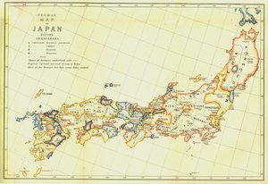 Mapa feudal do Japão antes de Sekigahara, 1903. de Unbekannt
