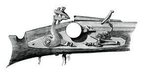 Firelock ou snaphance de Haddon Hall, Derbyshire, c1620, c1880 de Unbekannt