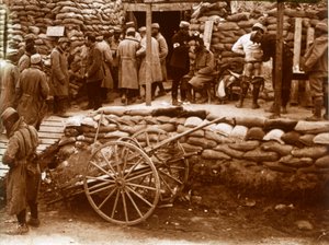 Posto de primeiros socorros, Ablain-Saint-Nazaire, Norte da França, c1914-c1918 de Unbekannt