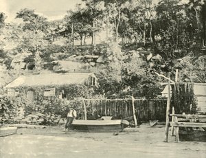 Fishermans Hut, Como., 1901.  de Unbekannt