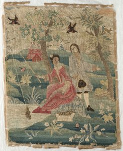 Senhora da pesca, década de 1700. de Unbekannt