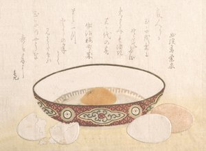 Tigela plana com ovos, provavelmente 1813. de Unbekannt