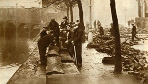 Inundações em Londres, 1928, 1935. de Unbekannt