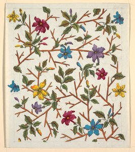 Design floral para tecido impresso de Unbekannt