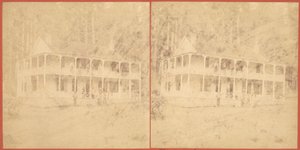 Flume House, Serra de Santa Cruz, década de 1860. de Unbekannt