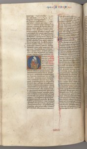 Fol. 249v, Cântico dos Cânticos, inicial O, the Virgem e Criança, c. 1275-1300. de Unbekannt