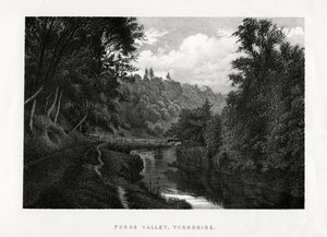 Forge Valley, Yorkshire, 1896 de Unbekannt