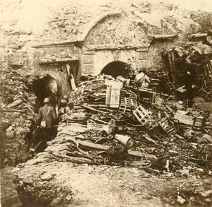 Forte de Souville, Verdun, norte da França, c1914-c1918 de Unbekannt