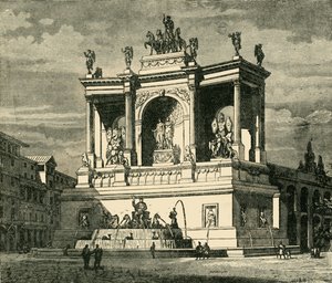 Fonte de Alexandre Severo, Roma, 1890. de Unbekannt