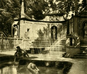 Fontes, Hellbrunn Palace, Salzburgo, Áustria, c1935. de Unbekannt