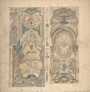 Quatro Projetos Alternativos para um Vault., 1700-1780. de Unbekannt